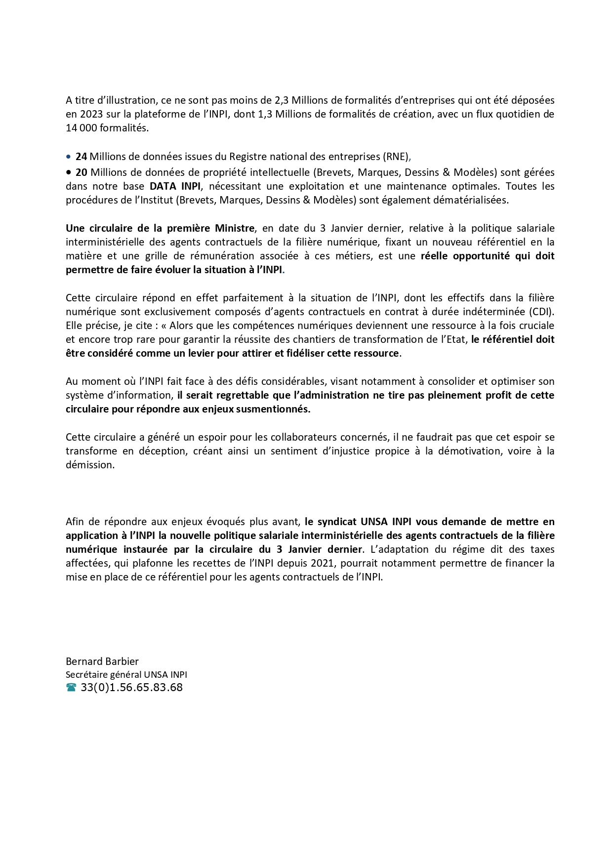 Courrier UNSA à Th CAZENAVE pour INPI Mai 2024_page-0002.jpg, mai 2024